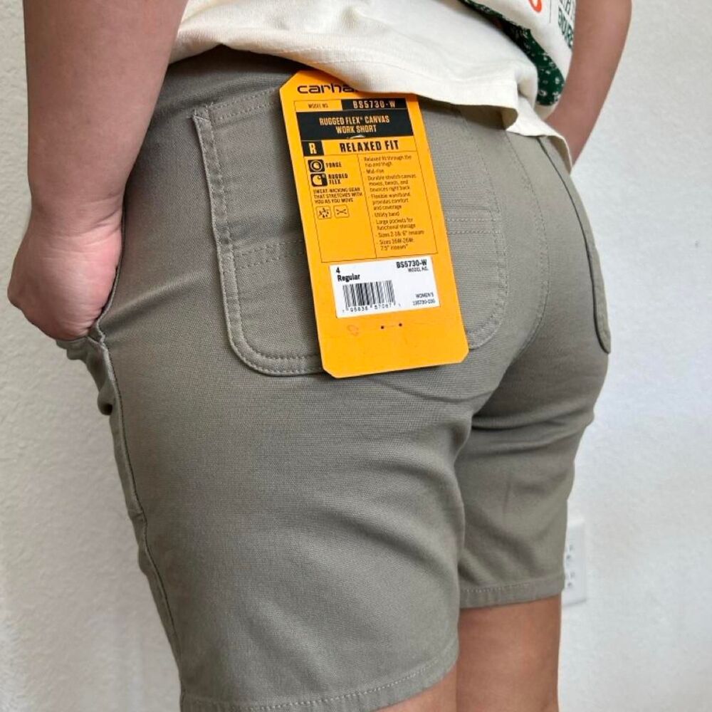 Carhartt Women's Khaki and Grey Shorts